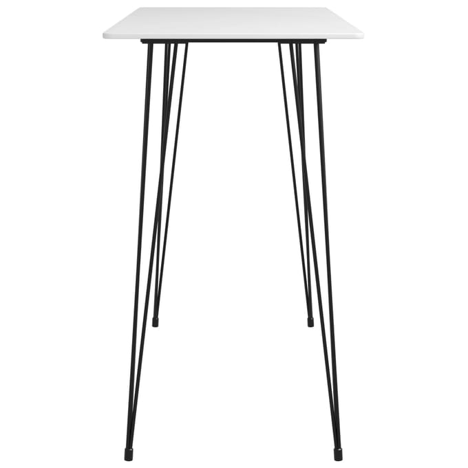 vidaXL - Bartafel - 120x60x105 - cm - wit