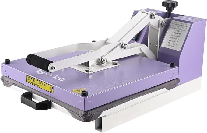 Digitale warmtesublimatiemachine 38 x 38 cm voor T-shirts en meer