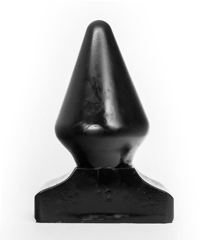 All Black - Extreme Anaal Plug - 23 x 11.5 cm - Zwart