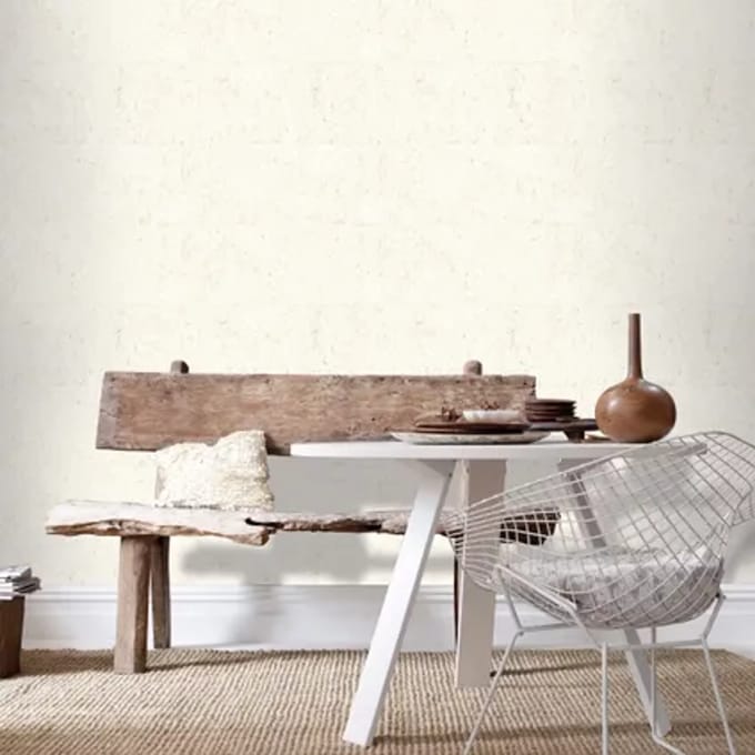 Decomode Vliesbehang Kurk Luxe - Beige - 10,05 M X 52 Cm