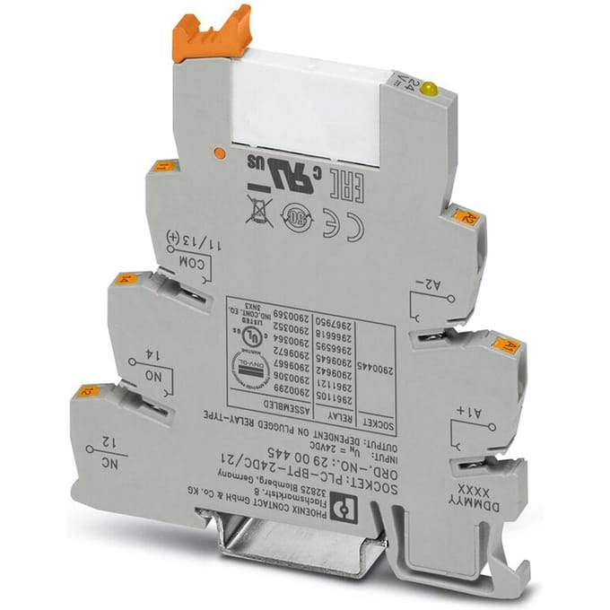 Phoenix Contact PLC-RPT- 24DC/21 Interfacerelais 24 V/DC 6 A 1x wisselcontact 10 stuk(s)
