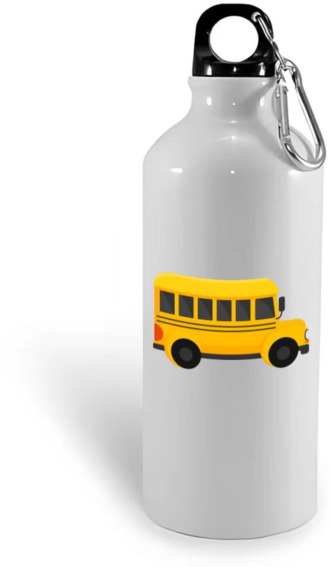 Hacebo® - Bussen waterfles - Auto - Buschauffeurs - Schoolbus - buschauffeuse - water fles - 500ML