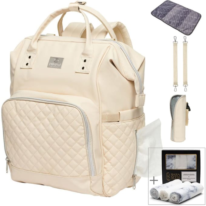 MIMMTI® 2.0 Leren Luiertas Bundel