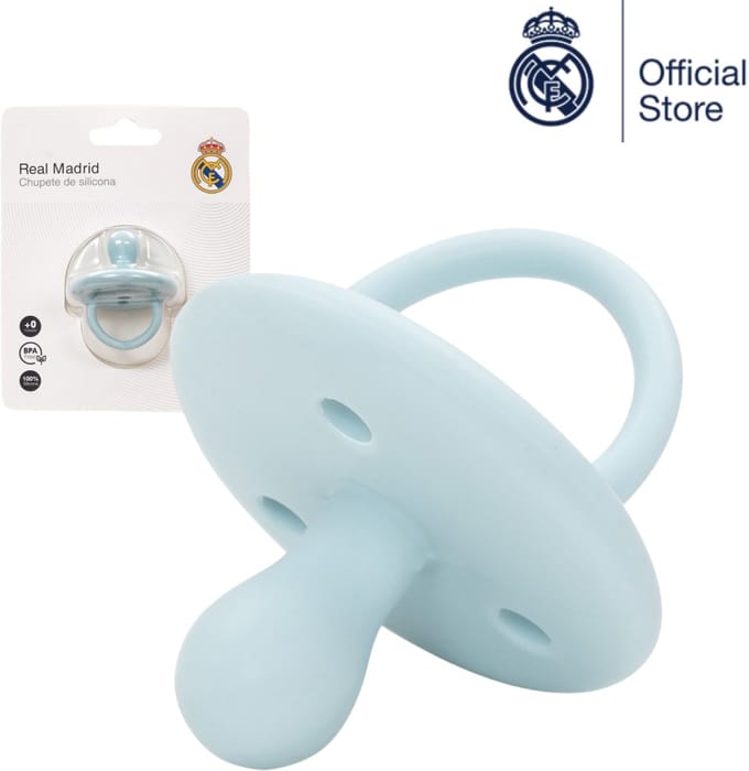 REAL MADRID™ - siliconen speen - blauw 0-6m BPA-vrij