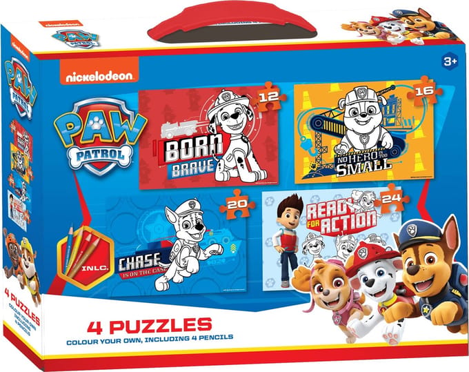 Paw Patrol 4In1 Puzzel 12-24 Stukjes