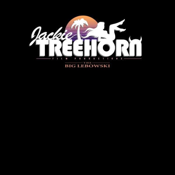 The Big Lebowski Treehorn Logo Dames T-shirt - Zwart - L