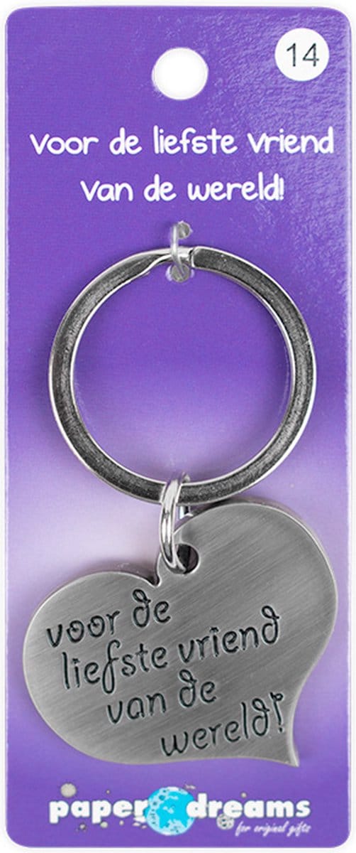Hart sleutelhanger - Vriend
