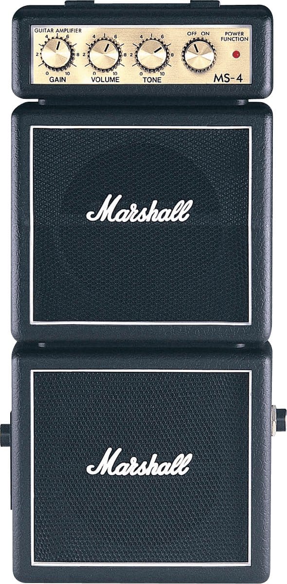 Marshall MS-4 zwart Micro Stack - Lichte combo versterker voor elektrische gitaar