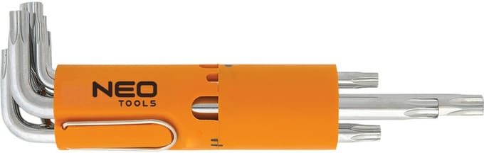 NEO - Torx Sockets Set - TT10-TT50 - 8 Delen - Chroom-vanadium Staal