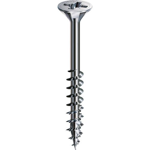 Spax universele schroeven platkop deeldraad 4x60mm PZ2* (500 Stuks)