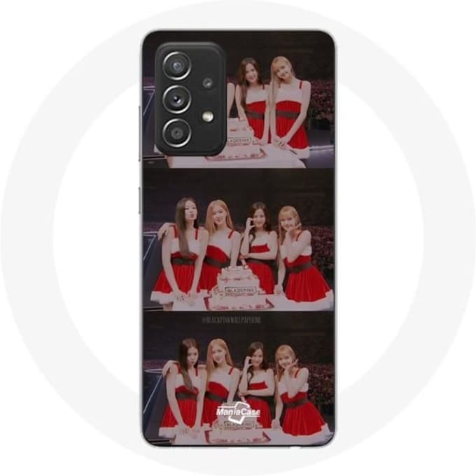 Coque pour Samsung Galaxy A52 BLACKPINK Cadeau de Noël Chanson Last Christmas