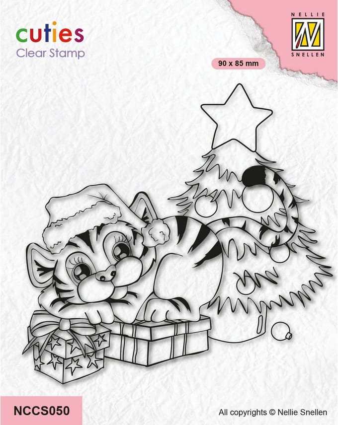 Nellie Snellen • Cutie Clear Stempels Tiger