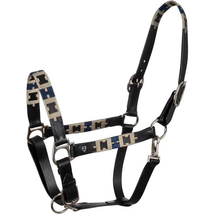 Leren halster voor paarden Equestro Polo