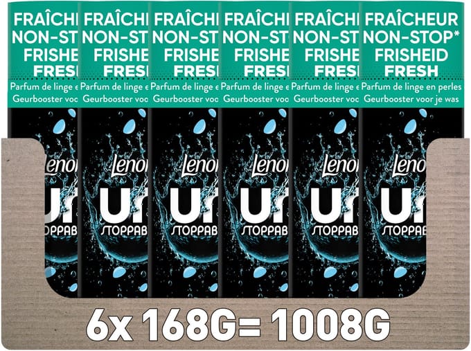Lenor Unstoppables Geurbooster Fresh Scent - 6 x 168 gram - Wasparfum