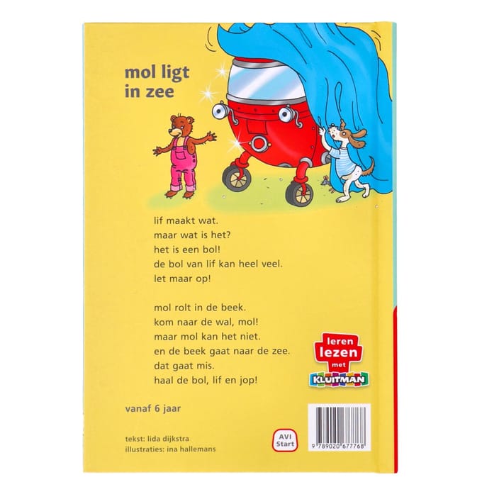 De Bol Van Lif. Mol Ligt In Zee - Leren Lezen Met Kluitman - Lida Dijkstra