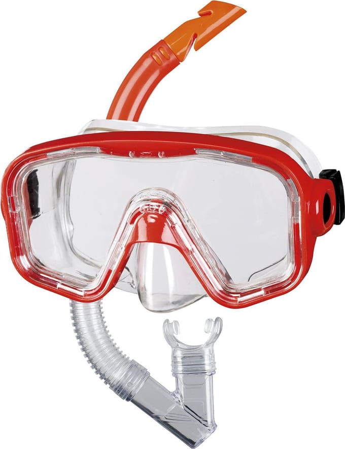 BECO kinder snorkelsetje Bahia - 12+ - rood