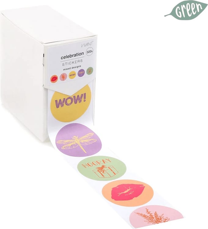 Cadeaustickers kadostickers Celebration