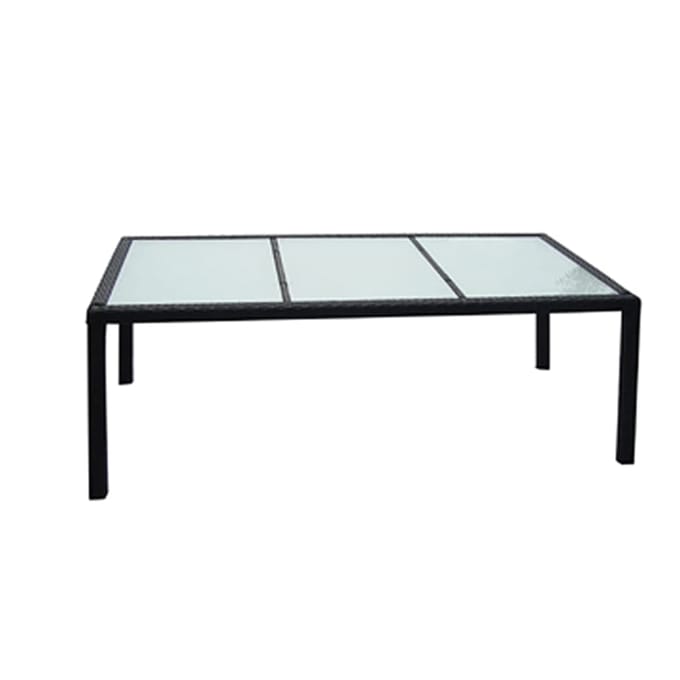 vidaXL - 9-delige - Tuinset - met - kussens - poly - rattan - zwart