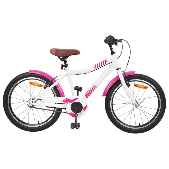 vidaXL - Kinderfiets - 18 - Inch - voor - 5-7 - jaar - oud - Roze
