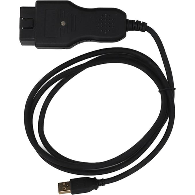 OBD2 Diagnostische Kabel Professionele Codelezer Kabel met CD Vervanging voor Seat Toledo Leon Altea XL black