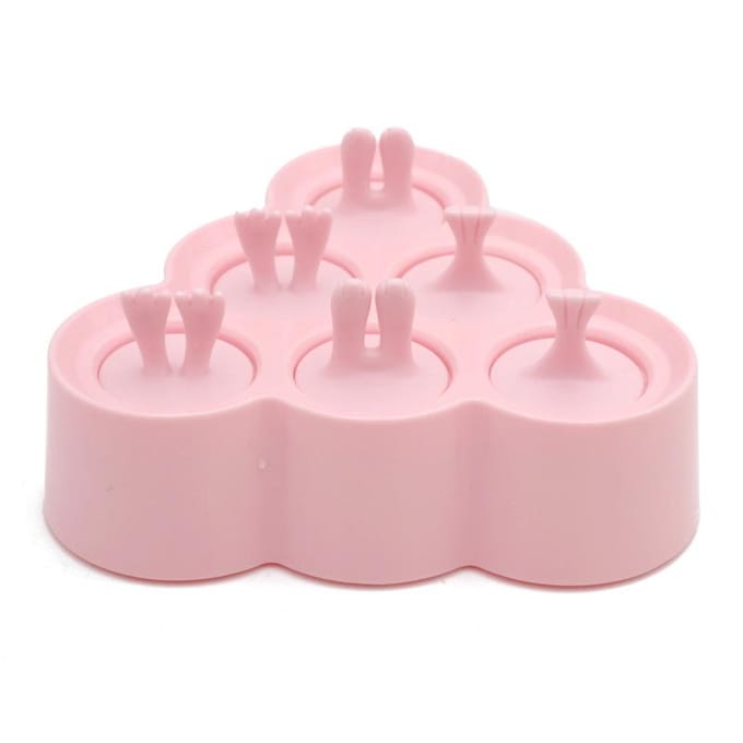 6 Trous Animaux Créatifs Machine à Glace Moule à Popsicle en Silicone de Qualité Alimentaire Moule à Glace en Silicone vert