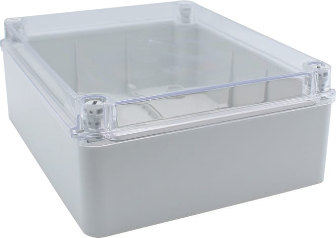 Kabeldoos - Lasdoos - Velvalux Panoboxpro - Verdeeldoos - IP65 - IK10 - 200x250x90mm - Grijs - Transparant Deksel