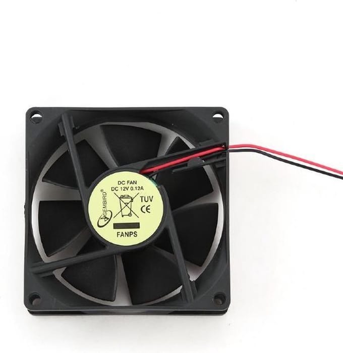 Gembird - Computer behuizing Ventilator - 80x80x25.mm - 2500.rpm - 3.pin