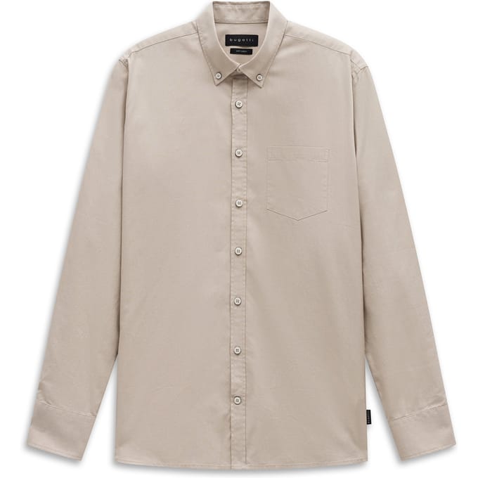 Bugatti Herren Vrijetijdshemd Oxford button-down katoen
