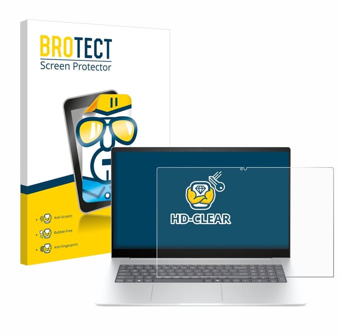 BROTECT - Screenprotector voor HP Envy 17-da0777ng - Folie Beschermfolie transparant