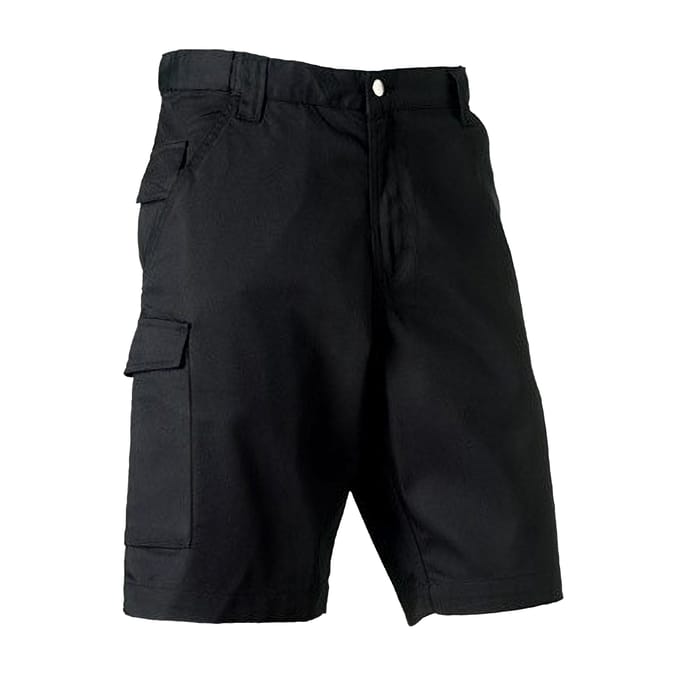 Russell Werkkleding Twill Shorts (Zwart)