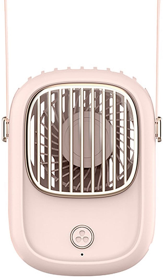 Draagbare mini-nekventilator – handsfree, oplaadbaar via USB