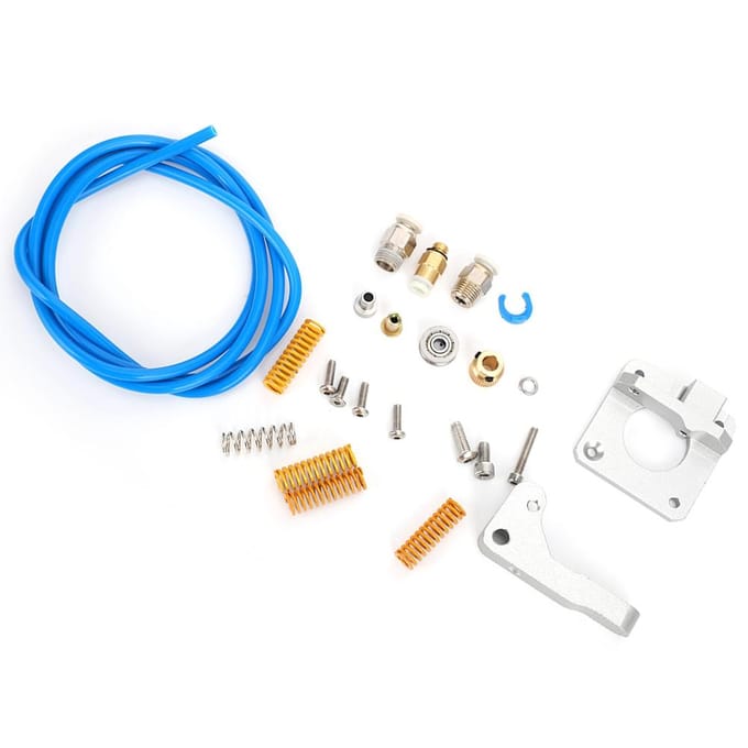 CR?10 Aluminium Extruder Kit Rechthoekige Drukveer Upgrade Set voor 3D Printer blue
