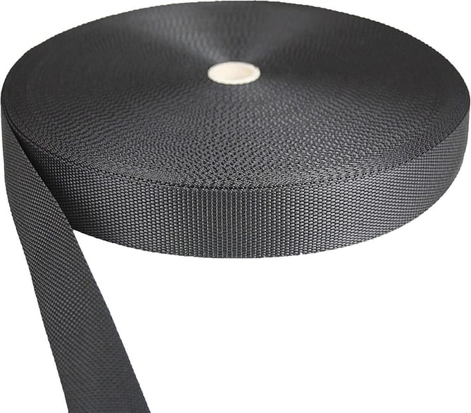 Sterke Zwarte Polypropyleen Band - 30mm Breed en 50 Meter Lang