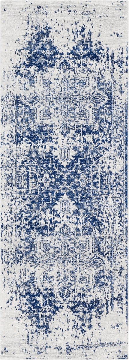 SURYA Juliette vloerkleed vintage oosters blauw