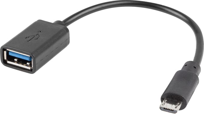 Lanberg - USB adapter - Micro-USB Type B to USB - 15 cm