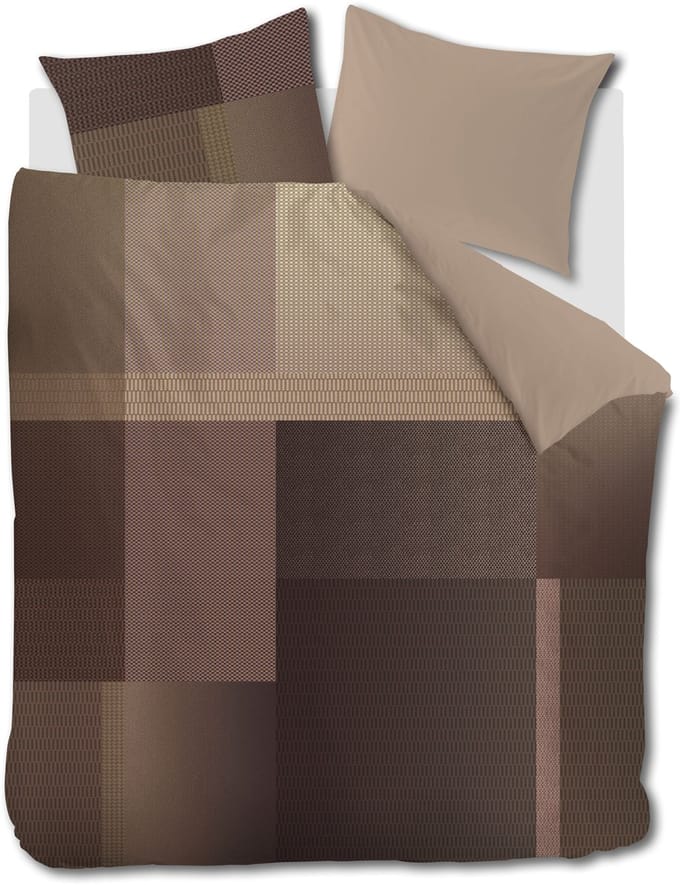 Beddinghouse Lovis dekbedovertrek - Lits-Jumeaux - 240 x 200/220 cm - Terra
