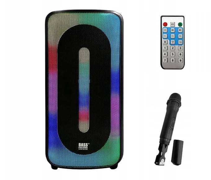 785 / 5 000 Bluetooth-luidspreker met microfoon, afstandsbediening en karaokefunctie