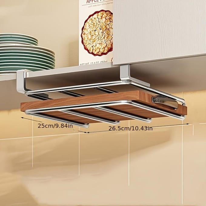 Étagère de rangement de cuisine double couche en acier inoxydable de qualité supérieure - Planche à découper encastrée, égouttoir et organisateur pour la maison, cuisine fonctionnelle Single layer black