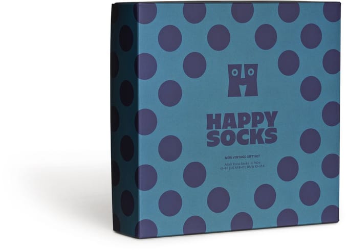 Happy Socks unisex giftbox 4P sokken new vintage multi