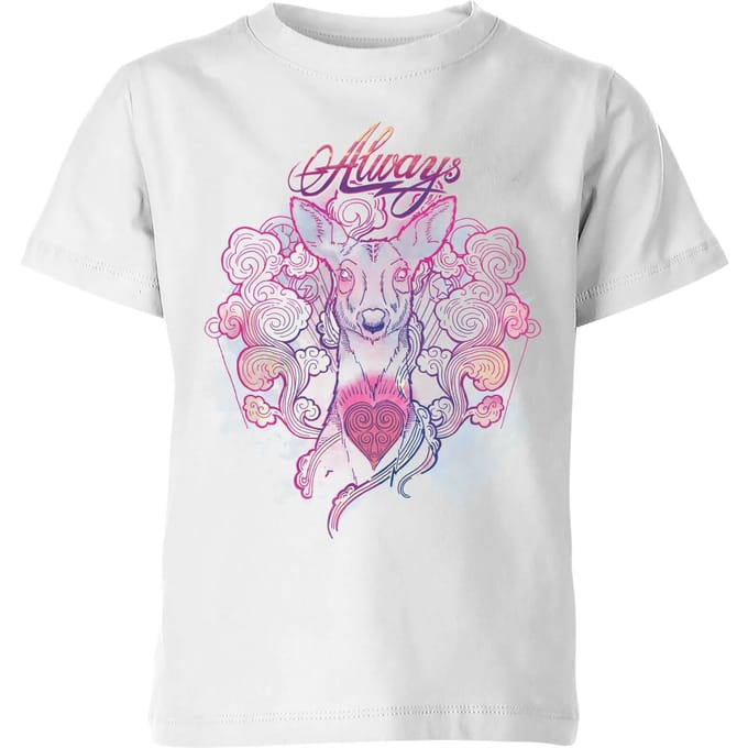 Harry Potter Always kinder t-shirt - Wit - 146/152 (11-12 jaar)