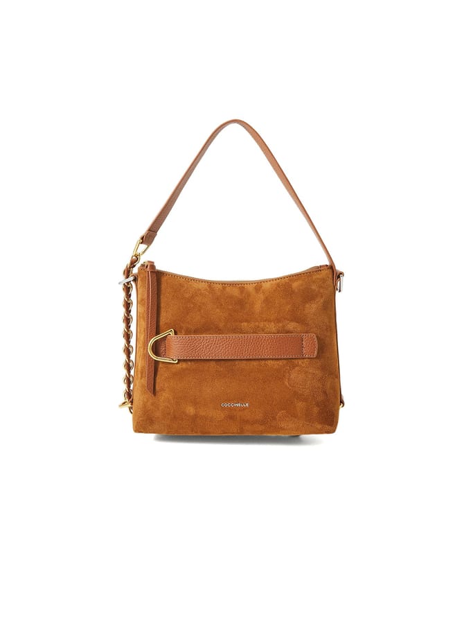 Coccinelle Gretel Suede Pu Handbag Suede Leather