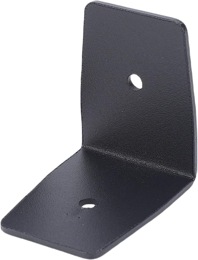 Houten Balkconnectoren - Spant Clips - DIY Constructie - Gegalvaniseerd Staal - 12 Stuks - Zwart