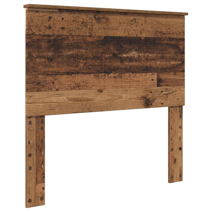 vidaXL Hoofdbord Oud Hout Bewerkt hout