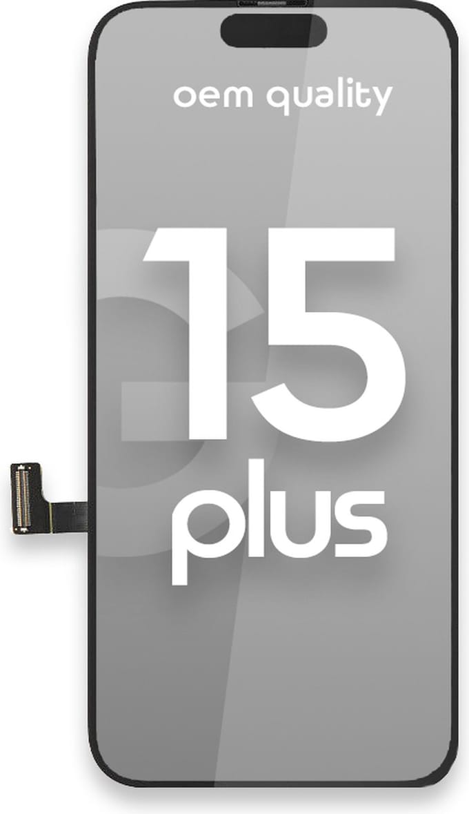 Geschikt voor Apple iPhone 15 Plus Display + Touchscreen - OEM Kwaliteit - Zwart - Vervang Scherm - Scherm - Beelscherm - touchscreen