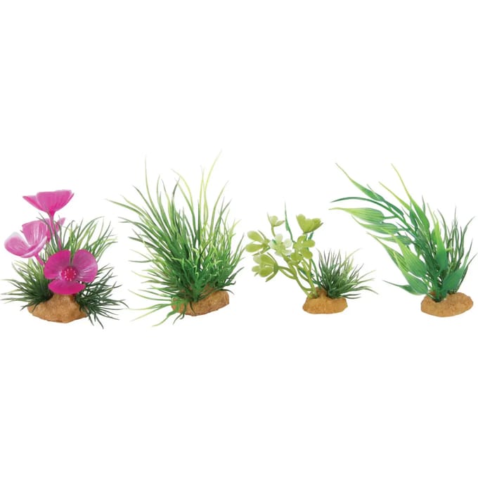 Decor plant boit mix model 1 voor aquarium Zolux (x4)