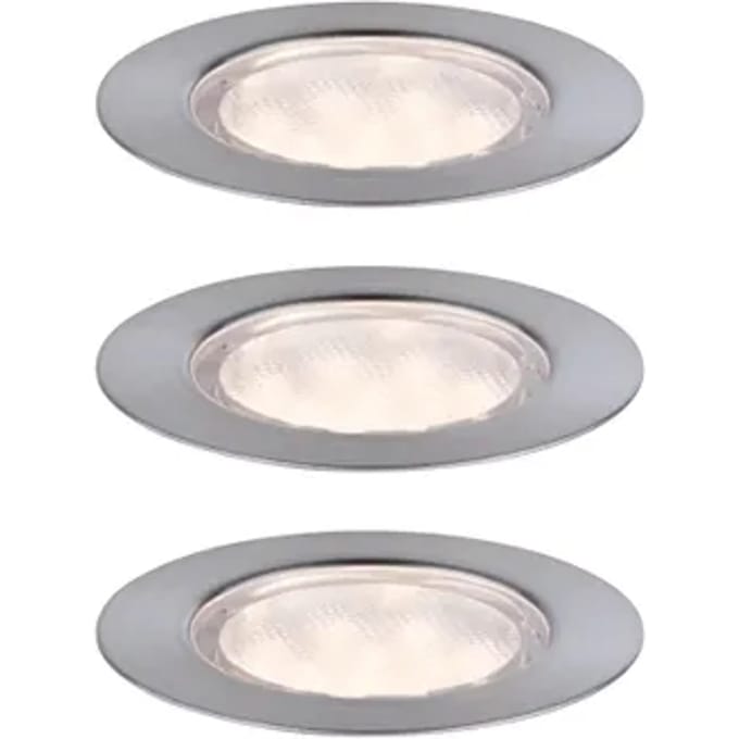 Paulmann Outdoor Link & Light Basisset Grondspots Zilver 1,8w 3 Stuks