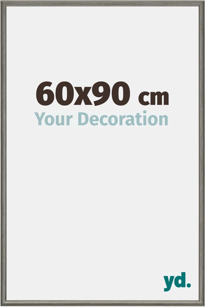 Your Decoration - Fotolijst 60x90 cm - Aluminium - Mercury Structuur - New York