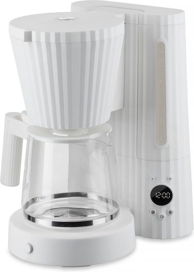 Alessi Plissé - Filter-Koffiezetapparaat - Wit