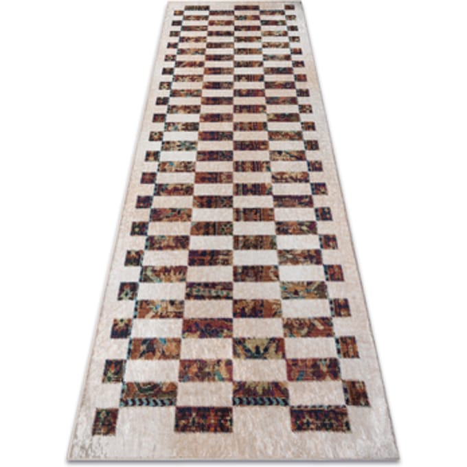 Kleden Rugsx ANDRE 43780 tapijt wasbaar Geometrisch antislip - 80x200 cm
