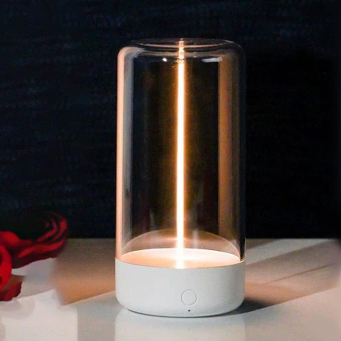 Draagbare bureaulamp met sfeerverlichting, magnetische gloeidraad, draadloze oplaadbare nachtlamp
